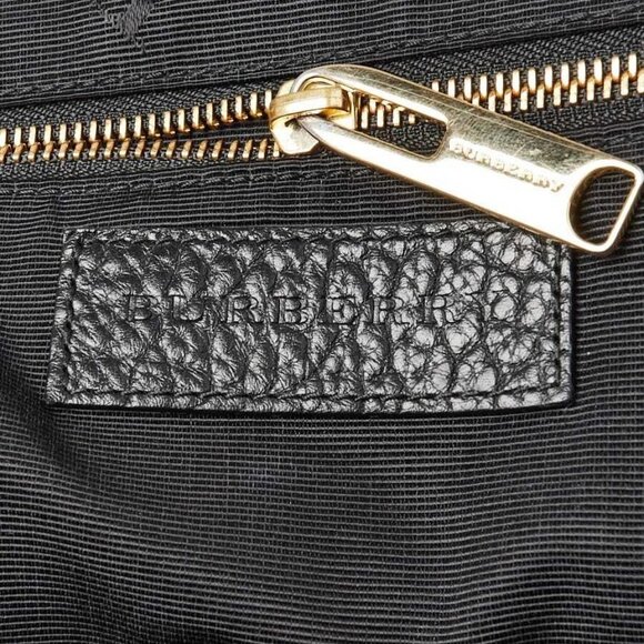 Burberry Black Heritage Grained Leather Medium Orchard Bag - Picture 8 of 10